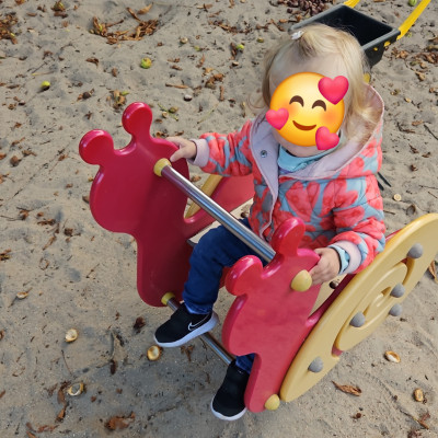 Auf dem Spielplatz ☺️