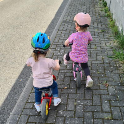 Mit dem Laufrad unterwegs